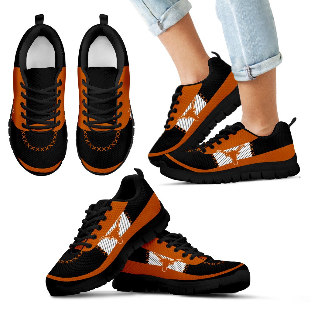 Cross Thread Seamless Beautiful Logo Texas Longhorns Sneakers Cross Thread Seamless Beautiful Logo Texas Longhorns Sneakers