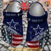 Custom Crocs Us Flag Dallas Cowboys New Crocs Clog Shoes
