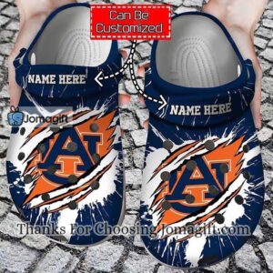 Custom Name Auburn Crocs Gift