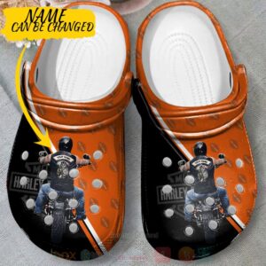 Custom Name Biker Custom Name Crocband Crocs Clog Shoes