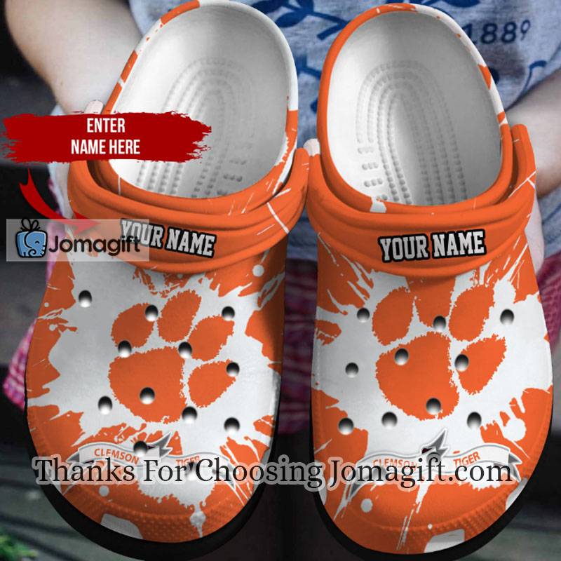 Custom Name Clemson Crocs Gift Custom Name Clemson Crocs Gift