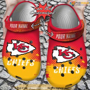 Custom Name KC Chiefs Crocs
