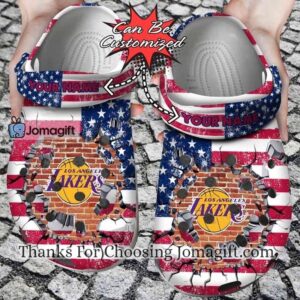 Custom Name Lakers Crocs Gift