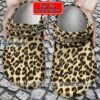 Custom Name Leapard Print Crocs Gift
