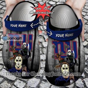 Custom Name New York Giants Horror Moviecrocs Gift