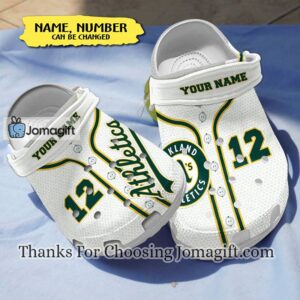 [Custom Name] Oakland Athletics Crocs Crocband Clogs Gift
