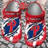 [Custom Name] Philadelphia Phillies Ripped Claw Crocs Gift