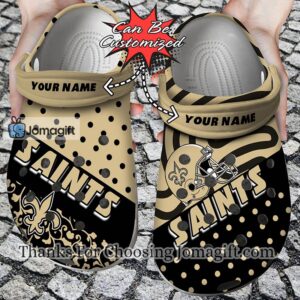 Custom Name Saints Crocs Gift