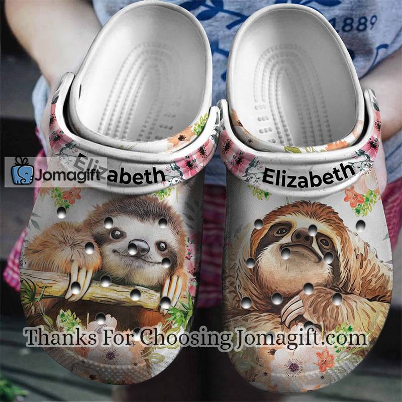 Custom-Name-Sloth-Crocs-Gift-1