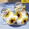 Custom Name Sunflower Crocs Gift