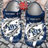 [Custom Name] Tampa Bay Rays Ripped Claw Crocs Gift