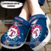 [Custom Name] Texas Rangers Crocs Shoes Gift
