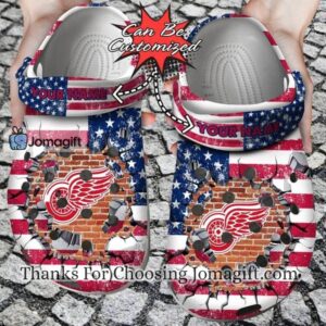 [Custom name] Detroit Red Wings Crocs Shoes Gift