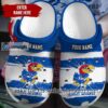 [Custom name] Kansas Jayhawks Crocs Shoes Gift