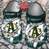 [Custom name] Oakland Athletics Ripped Claw Crocs Gift