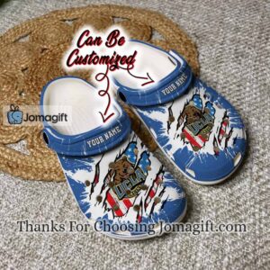 [Custom name] Ucla Bruins Ripped American Flag Crocs Gift