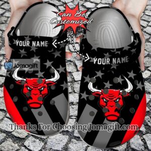 [Customized] Chicago Bulls Star Flag Crocs Gift
