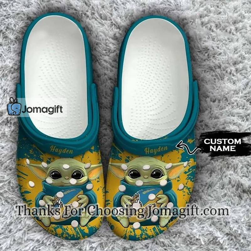 Customized-Jacksonville-Jaguars-Baby-Yoda-Crocs-Gift-1