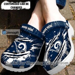 [Customized] Los Angeles Rams Crocs Shoes Gift
