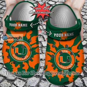Customized Miami Hurricanes Crocs Gift
