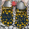 Customized Notre Dame Cow Animal Print Crocs Gift