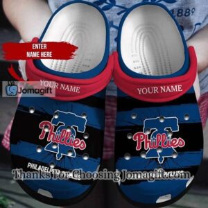 [Customized] Philadelphia Phillies American Flag Crocs Gift