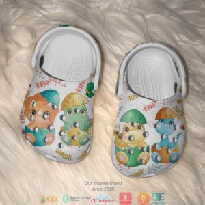 Cute Dinosaur Crocband Shoes