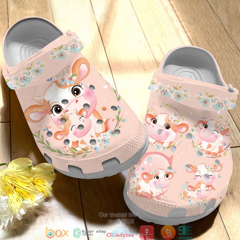 Cute Doodle Cow Crocband Shoes Cute Doodle Cow Crocband Shoes