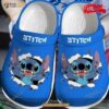 Cute Lilo Stitch In Blue Crocs Crocband Clog Comfortable Water Shoes