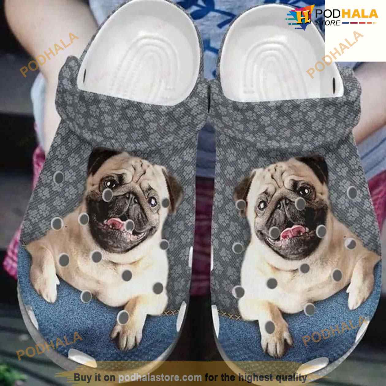Cute Pug Dog Love Puppy Lovely Design For Pet Lovers Crocs Clog Shoes Cute Pug Dog Love Puppy Lovely Design For Pet Lovers Crocs Clog Shoes