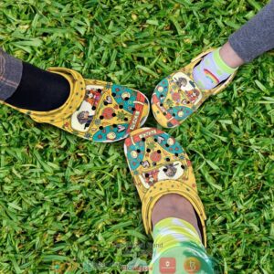 Dachshund Hippie Crocband Shoes