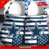 Dallas Cowboys 10 Team Gift For Fan Crocs Rubber Crocs Crocband Clogs Comfy Footwear
