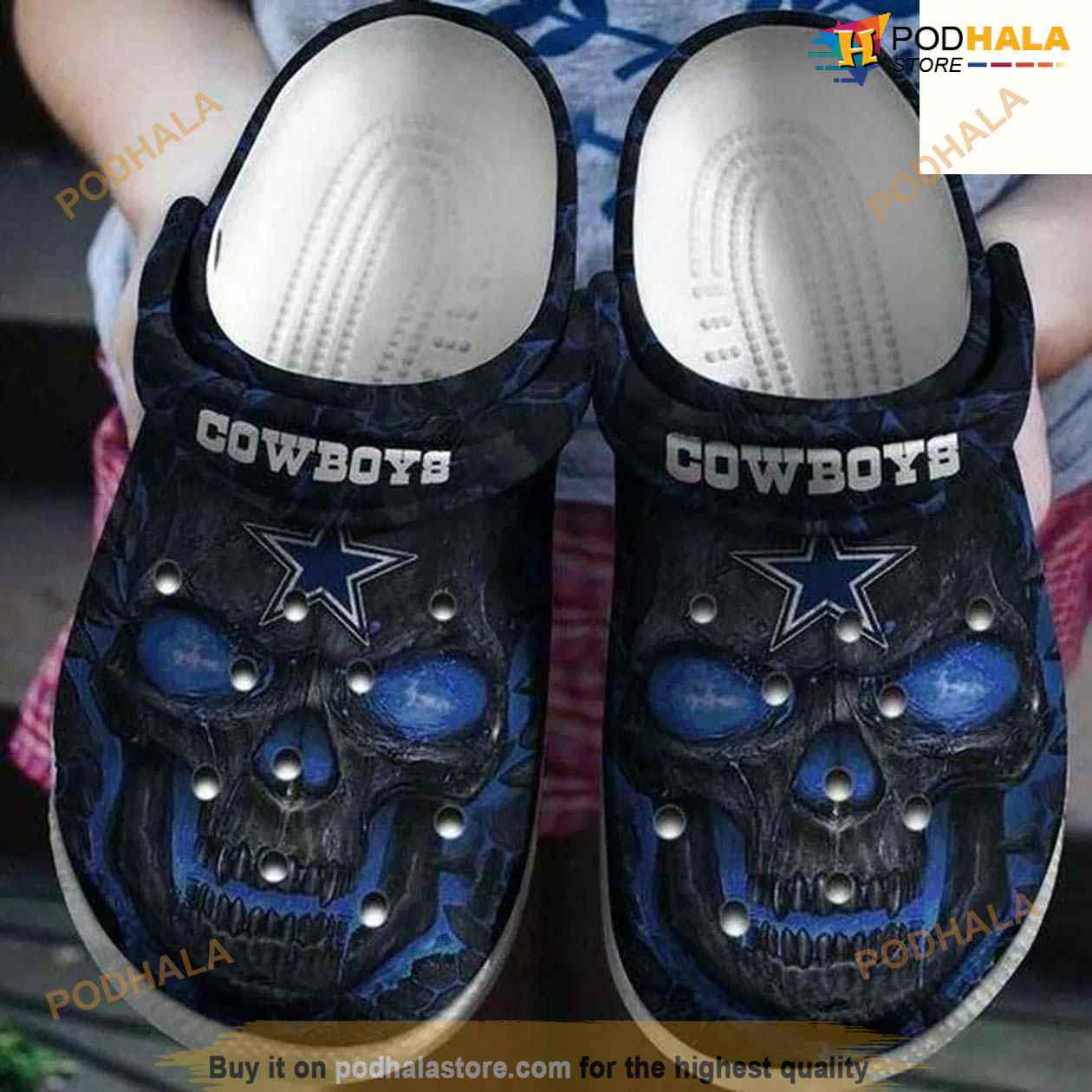 Dallas Cowboys Crocs Classic Clogs Shoes Dallas Cowboys Crocs Classic Clogs Shoes