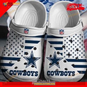 Dallas Cowboys Nfl Team Gift For Fan Crocs Rubber Crocs Crocband Clog Shoes