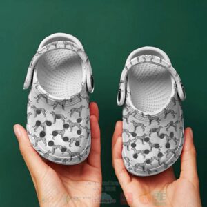 Dalmatian White Crocband Crocs Clog Shoes