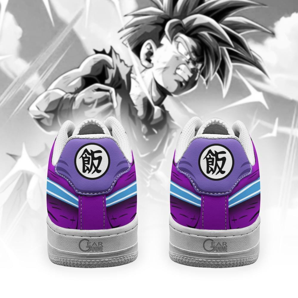 Dbz Gohan Power Anime Dragon Ball Air Force Shoes Dbz Gohan Power Anime Dragon Ball Air Force Shoes