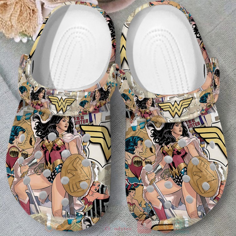 Dc Comics Wonder Woman Crocband Crocs Clog Shoes Dc Comics Wonder Woman Crocband Crocs Clog Shoes