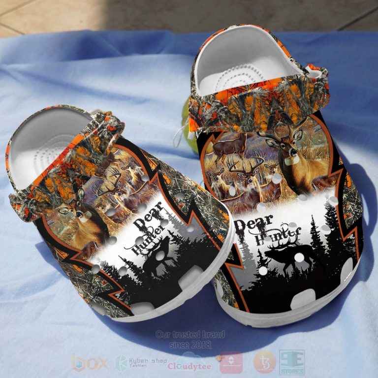 Deer-Hunting-For-Man-Crocband-Crocs-Clog-Shoes-1