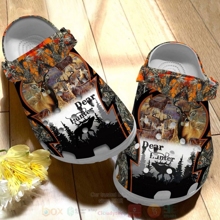 Deer-Hunting-For-Man-Crocband-Crocs-Clog-Shoes-2