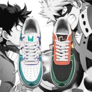Deku And Bakugo My Hero Academia Anime Air Force Shoes