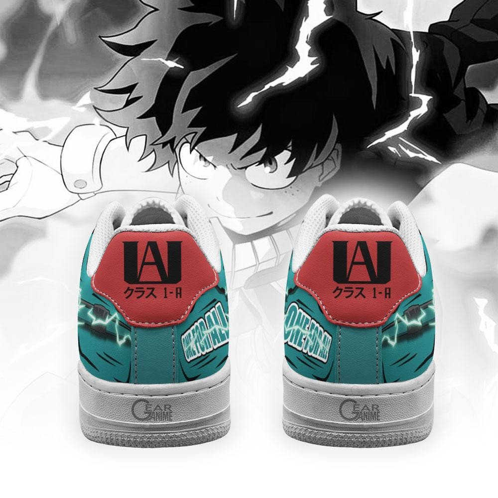 Deku Delaware Smash My Hero Academia Air Force Shoes Deku Delaware Smash My Hero Academia Air Force Shoes