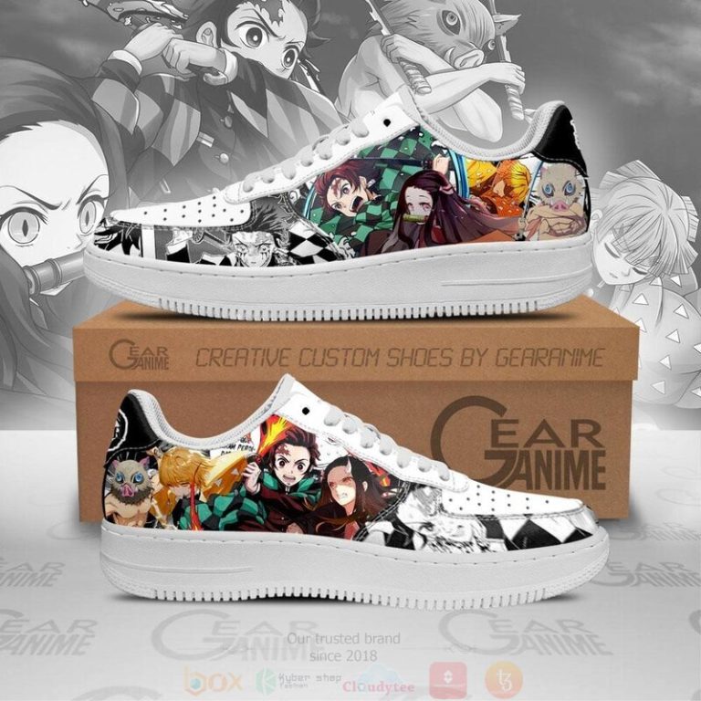 Demon-Slayer-Air-Mixed-Manga-Style-Anime-Air-Force-Shoes-1