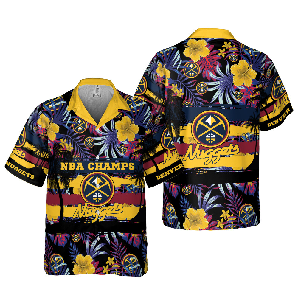 Denver Nuggets Hawaiian Shirt V53 Denver Nuggets Hawaiian Shirt V53