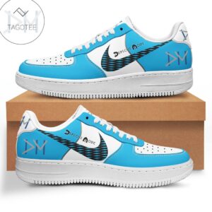 Depeche Mode Light Blue Air Force 1 Shoes
