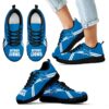 Detroit Lions Parallel Line Logo Sneakers