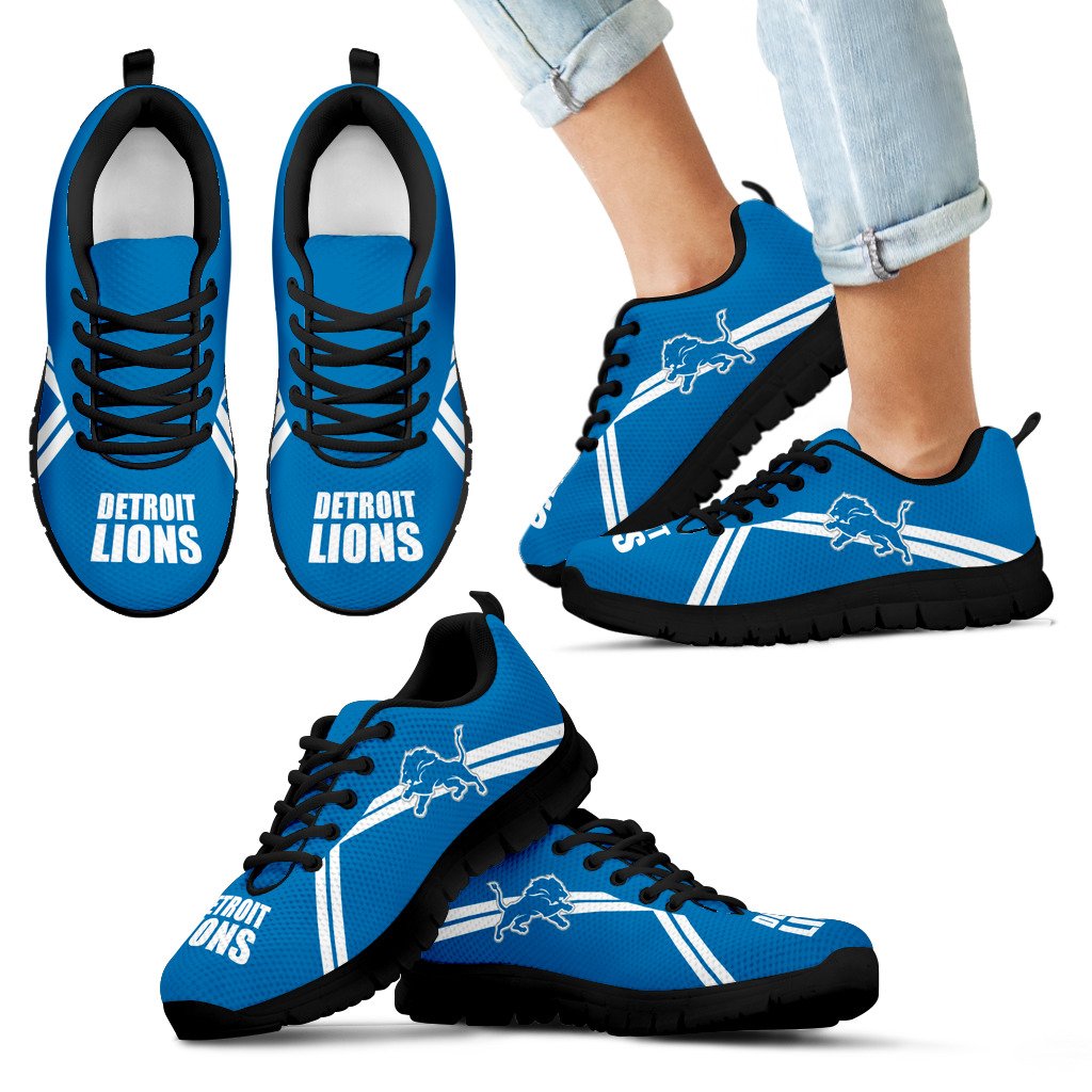 Detroit Lions Parallel Line Logo Sneakers Detroit Lions Parallel Line Logo Sneakers