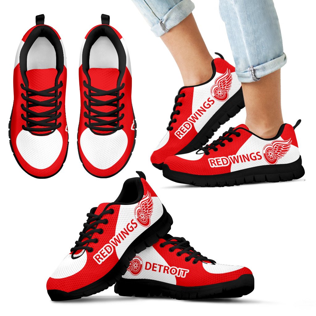 Detroit Red Wings Top Logo Sneakers Detroit Red Wings Top Logo Sneakers