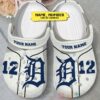 Detroit Tigers Personalized Crocband Crocs Clog Shoes