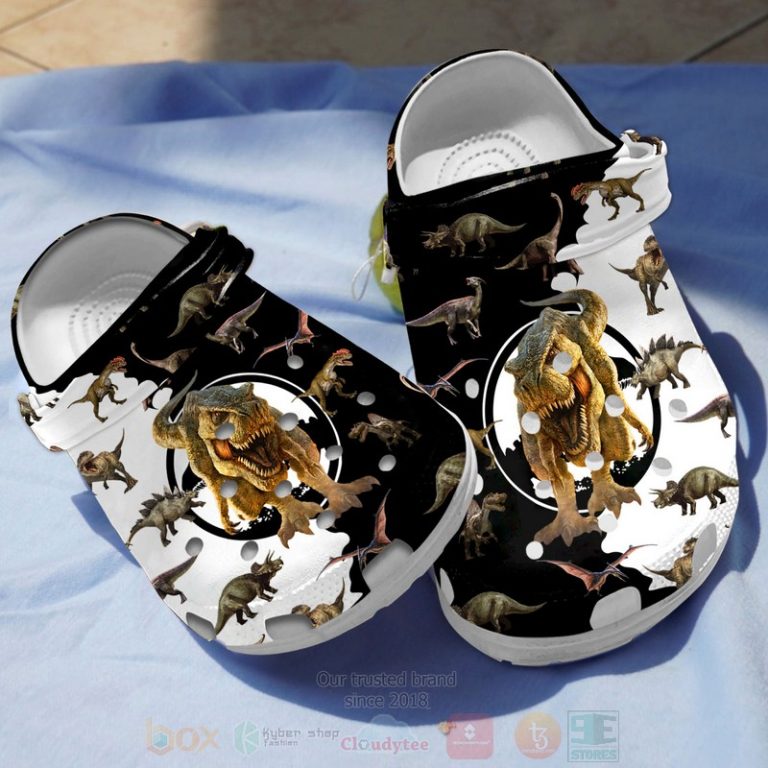Dinosaurs-Dinosaur-For-Adults-Crocband-Crocs-Clog-Shoes-1