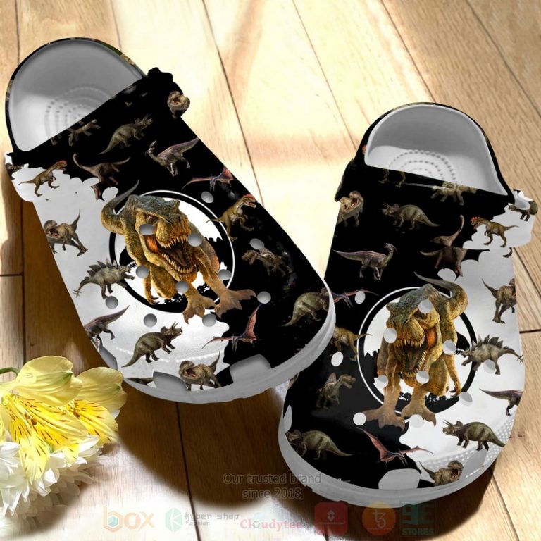 Dinosaurs-Dinosaur-For-Adults-Crocband-Crocs-Clog-Shoes-2